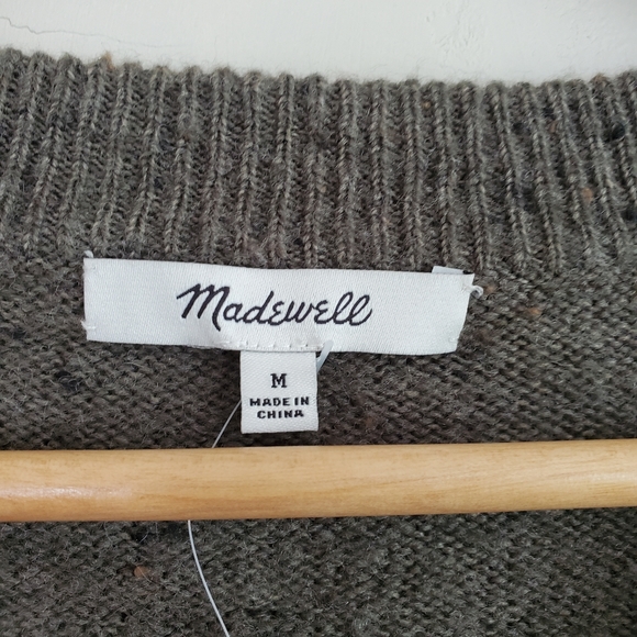 Madewell Donegal Jason V-Neck Sweater - Picture 5 of 10